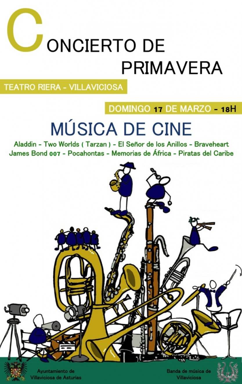 Concierto Musica de Cine por la Banda de Música de Villaviciosa