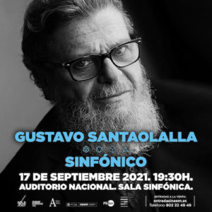 Cartel Gustavo Santaolalla Sinfónico