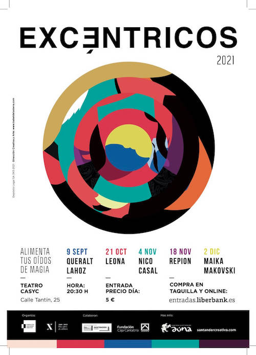 Nico Casal actuará en el ciclo Excéntricos 2021