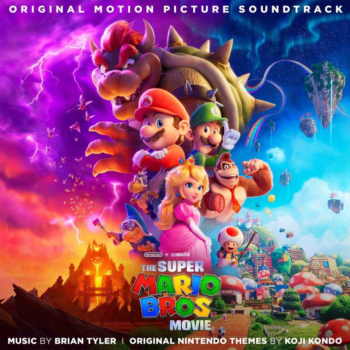 Back Lot Music edita Super Mario Bros. Movie de Brian Tyler